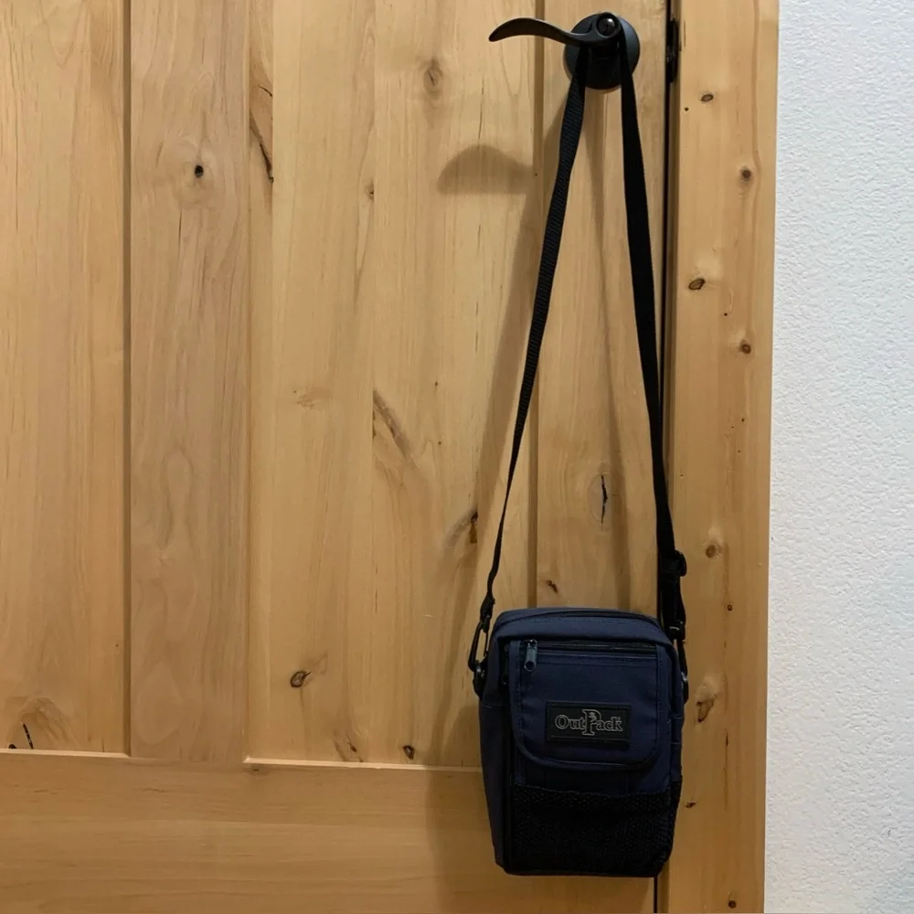 Vintage OutPack Padded Camera Bag Blue